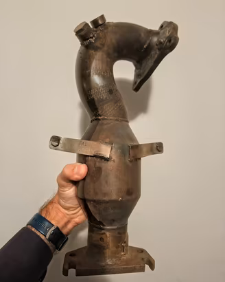 Downpipe Fabrizi Racing per Fiat 1.4 turbo IHI