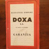 Garanzia Doxa vintage