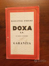 Garanzia Doxa vintage