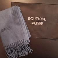 MOSCHINO Sciarpa Uomo Nuova Lana Merino