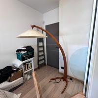 Lampada da terra design ad arco vintage del 900’