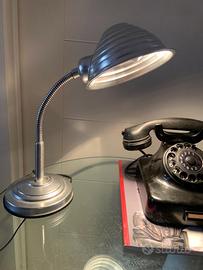 Lampada da scrivania flessibile in alluminio '80