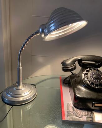 Lampada da scrivania flessibile in alluminio '80