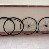 set di ruote per bici 29 pollici  mozzo 10 v.