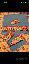 2 completi letto singolo  bassetti looney tunes