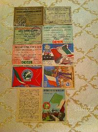 Tessere iscrizione sindacato C.G.I.L dal 1946-55