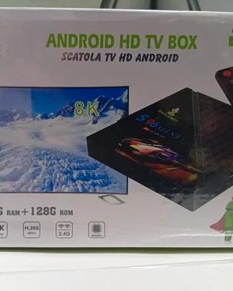 Smart Tv box android 11 8gb-128gb con telecomando