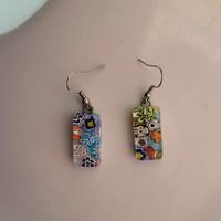 Orecchini vetro di Murano Venezia vintage 