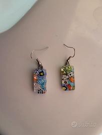 Orecchini vetro di Murano Venezia vintage 