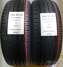 2 GOMME 205 55 16 CONTINENTAL BR1975