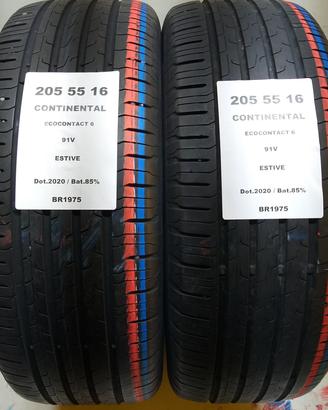2 GOMME 205 55 16 CONTINENTAL BR1975