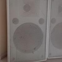 Coppia Casse Passive 50W RMS 4 Altoparlanti Bianco