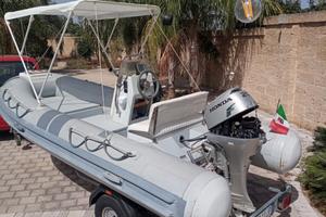 gommone, motore e carrello