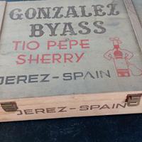 cassetta vino Tio pepe vintage