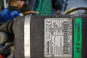 Webasto 24 volt per acqua calda