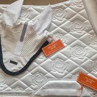 Sottosella bianco e cuffietta