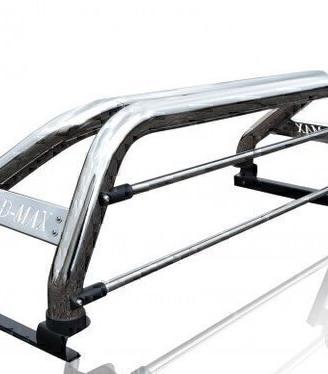 Isuzu D-Max Roll bar inox con protezione cabina