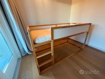 Ikea Kura letto reversibile 90x200 + materasso