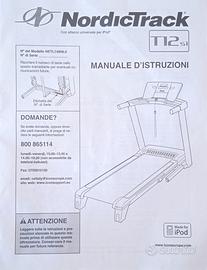 Tapis roulant Nordictrack T12si