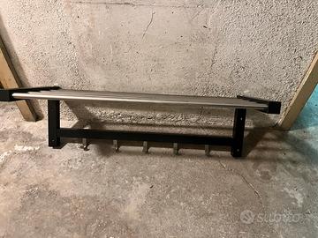 Mensola con appendiabiti