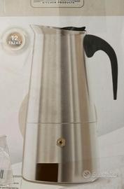 Moka Caffettiera Italiana 12 Tazze Nuova