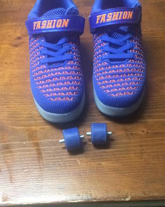 Scarpe con rotelle bambino n.35