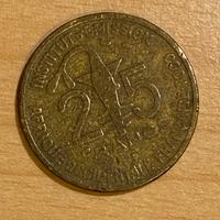 Moneta da 25 franchi dell'Africa