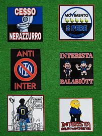 adesivi ultras Milan curva sud 