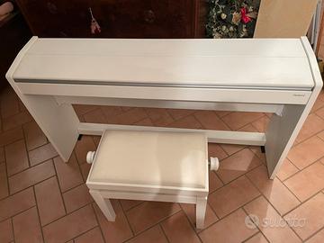 Roland F-120 pianoforte digitale, bianco satinato