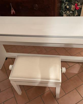 Roland F-120 pianoforte digitale, bianco satinato