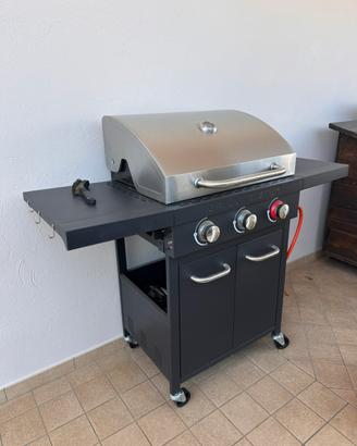 Bbq barbecue a gas 3 fuochi