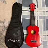 Ukulele rosso