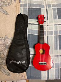 Ukulele rosso