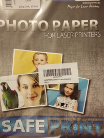 Carta fotografica A4 per stampa laser