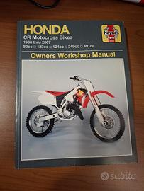 Libro manuale officina Honda CR 