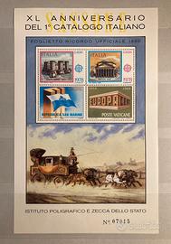 Italia 1980 XL Anniv Catalogo Sassone (erinnofilo)