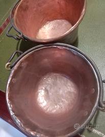 2 pentole grande. Ramo. vintage, anni 50