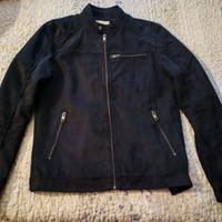 Giubbotto JACK JONES originale, ecopelle primavera