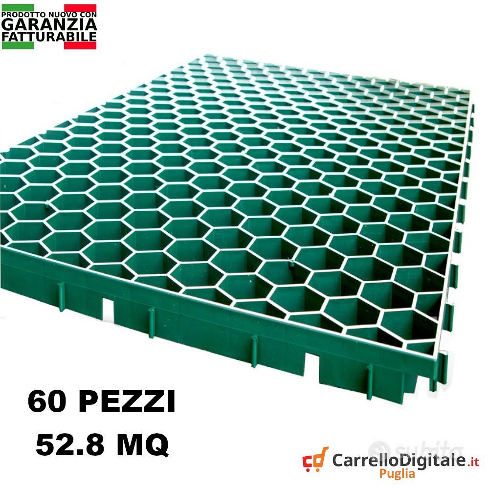 IMJ-Global Griglia Salvaprato Carrabile Set Modulare 405x405x35mm – 32 Pezzi – Plastica Nera Per Giardino, Vialetti E Ingressi – Rinforza Il Terreno