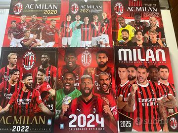 6 calendari ufficiali Ac Milan 2020-2025