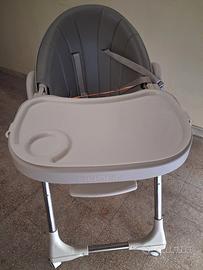 Sediolone pappa per bimbi regolabile e girevole