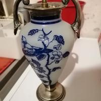 Vaso francese “Soleil” in vetro cammeo firmato