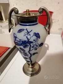 Vaso francese “Soleil” in vetro cammeo firmato