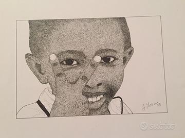 Quadri africani puntinismo