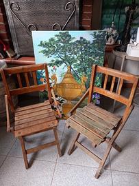 piccole sedie vintage 