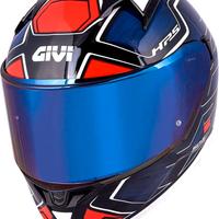 GIVI 50.6 Casco Sport Deep Casco Blu / Rosso