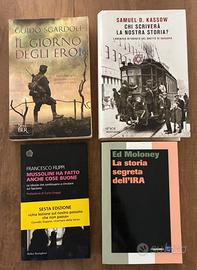 Lotto libri storici vari