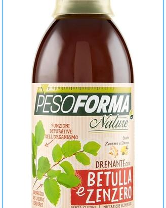 Pesoforma drenante zenzero e betulla
