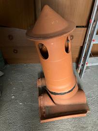Comignolo in terracotta Cm. 25 di diametro