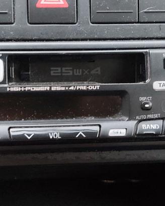 n. 3 radio/mangiacassette per auto